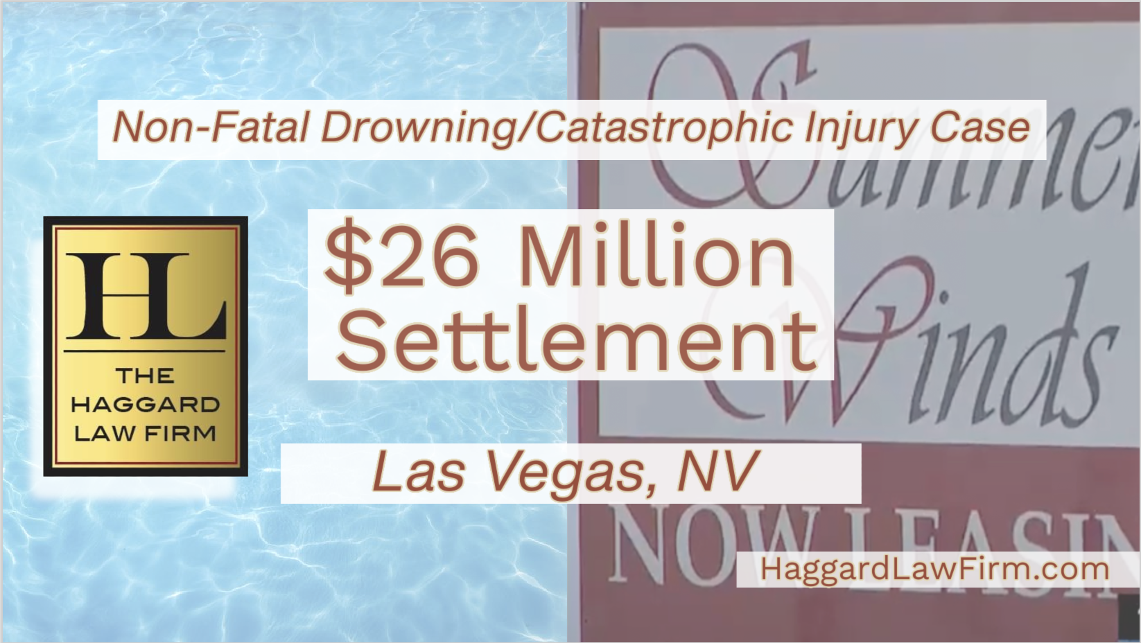 $26 Million Policy Settlement in Non-Fatal Drowning Case in Las Vegas